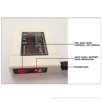 Electric Li-ion Heated Insoles Battery Rechargable With 3.7v 3000mah